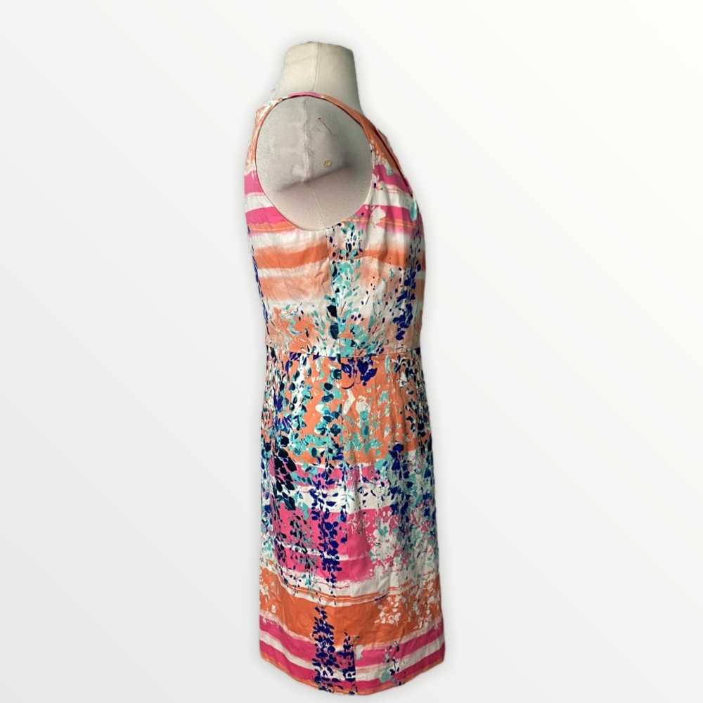 Calvin Klein floral sleeveless dress sz-8 - Picture 2 of 7